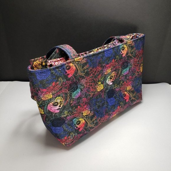 Day of The Dead "Dia de los Muertos" Handmade Handbag - Picture 2 of 5